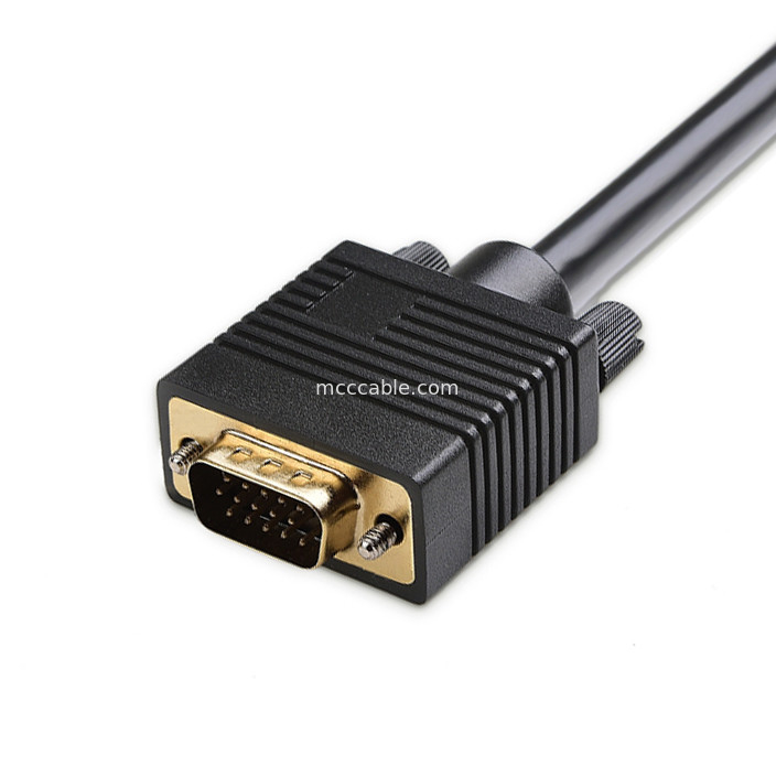 ROHS DVI-I 24+5 Pin To VGA Cable LVDS เครื่องเชื่อมประกอบ LCD OEM / ODM