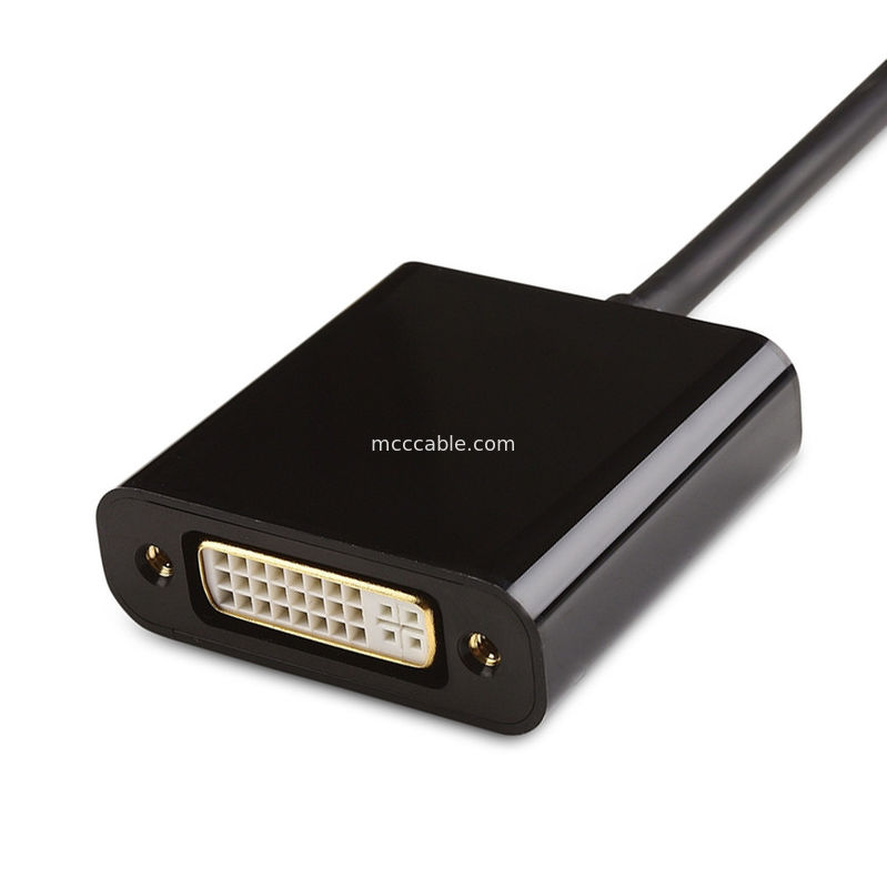 OEM / ODM Lvds Cable Assembly Mini Displayport ไปยัง Dvi 3 ใน 1 เครื่องเชื่อม