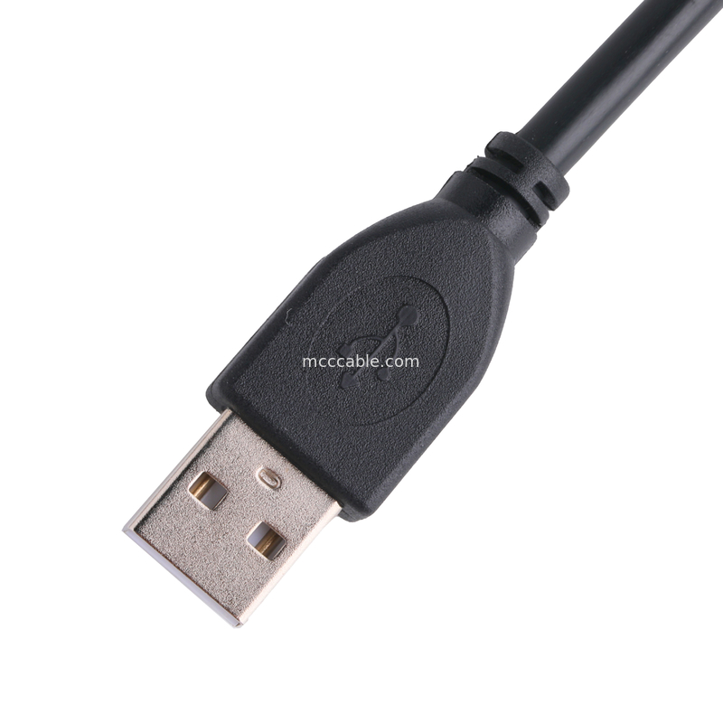 UL Printer Connector Cable Usb 2.0 ประเภท A ถึงประเภท B การล็อค