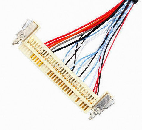 ACES 50204-040-11 JAE FI-X30HL JST SPH-002T-P0.5S LCD LVDS สายเคเบิล