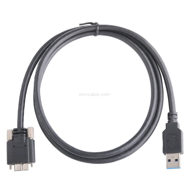 สีดํา 5gbps Usb 3.0 To Usb Micro B ความยาวสายชาร์จ