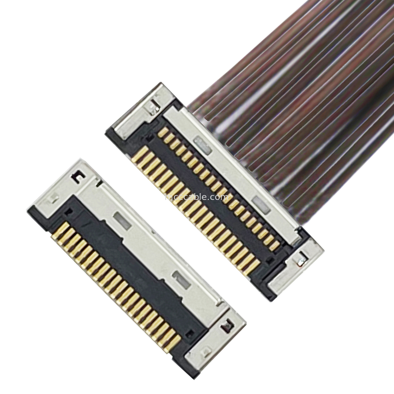 DF49-20P-SHL  มิโครโคเอชเชียลเคเบิลประกอบ DF49-20P 0.4SD