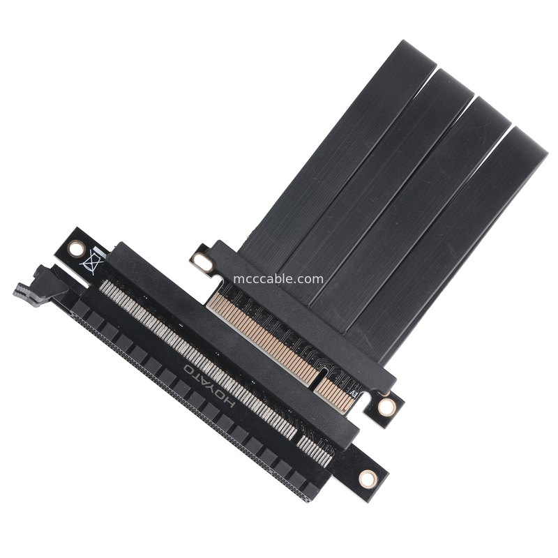 PCB สายเคเบิลโคเอชชียัลละเอียดมาก สายเคเบิลขยายการ์ดกราฟิก PCIE สําหรับเครื่องเหมืองแร่