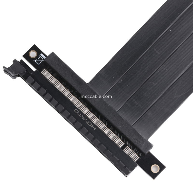 PCB สายเคเบิลโคเอชชียัลละเอียดมาก สายเคเบิลขยายการ์ดกราฟิก PCIE สําหรับเครื่องเหมืองแร่