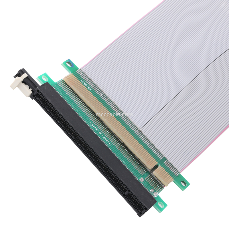 PCB สายเคเบิลโคเอชชียัลละเอียดมาก สายเคเบิลขยายการ์ดกราฟิก PCIE สําหรับเครื่องเหมืองแร่