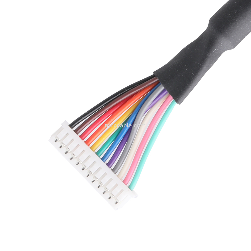 MX1.25-12P Lvds แคบเลสเน็ต HSGWP/N 1025-H-12P-N-HF UL20276 28AWG*12C OD 5.5mm