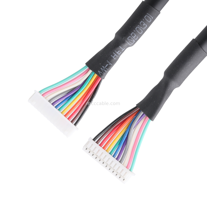 MX1.25-12P Lvds แคบเลสเน็ต HSGWP/N 1025-H-12P-N-HF UL20276 28AWG*12C OD 5.5mm