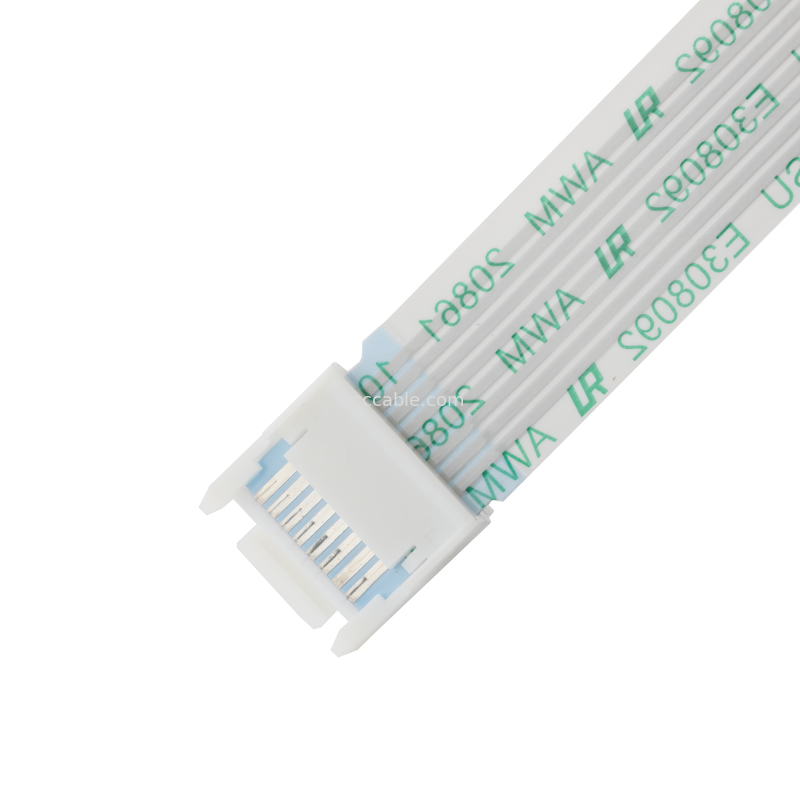 ROHS FFP/FPC 6Pin ขาว IS100-L08T-C46-C ถึง HS100-L08N-N62 ดํา Pitch 1.0mm OEM/ODM
