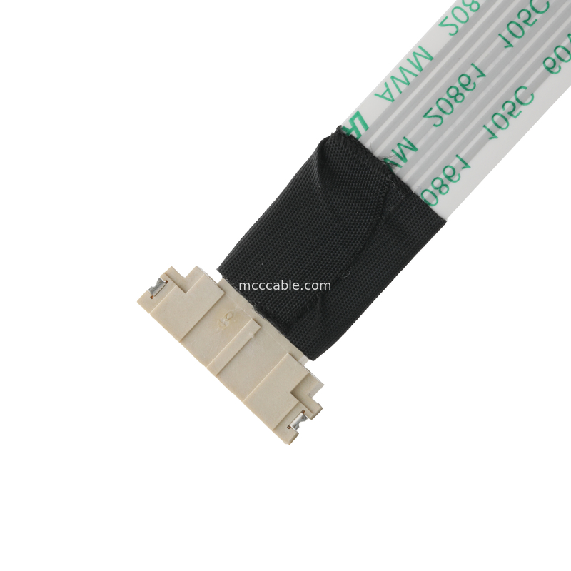 ROHS FFP/FPC 6Pin ขาว IS100-L08T-C46-C ถึง HS100-L08N-N62 ดํา Pitch 1.0mm OEM/ODM