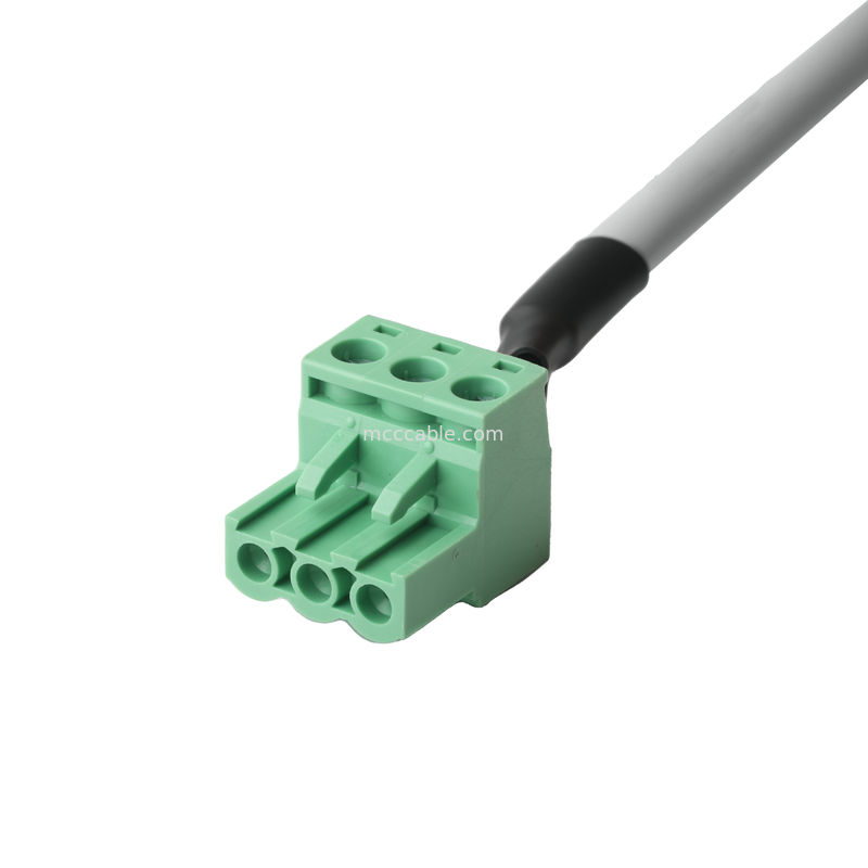 LVDS CABLE Adapter DB-15P FEMALE to HSG 43025-0800 8P and 691352710003 3P สีเขียวชายปลาย