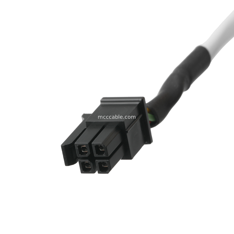 PUSHBUTTON LED WHITE M12 IP65/IP67 to HSG MALE 43025-0400 Pitch 3.0mm MX เครื่องเปิดไฟฟ้า