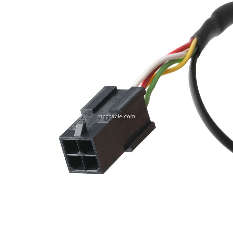 LVDS CABLE เพศชาย 43025-0800 8P Picth 3.0mm MX ไปยัง HSG เพศหญิง 43020-0401 4P Pitch 3.0mm MX OEM / ODM ความยาวเคเบิล