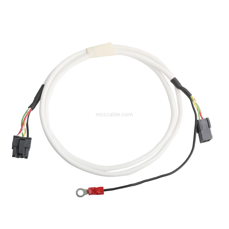 LVDS CABLE เพศชาย 43025-0800 8P Picth 3.0mm MX ไปยัง HSG เพศหญิง 43020-0401 4P Pitch 3.0mm MX OEM / ODM ความยาวเคเบิล