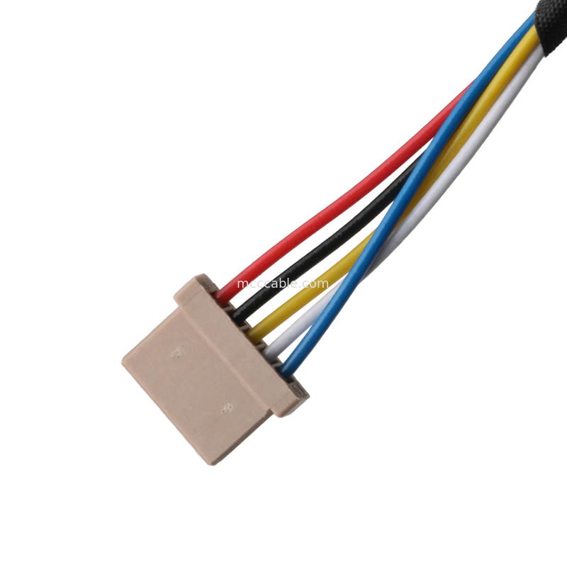 DF14-5P ถึง SH1.0 8P UL1571 28AWG คาเบลเชื่อมต่อชุด OEM / ODM
