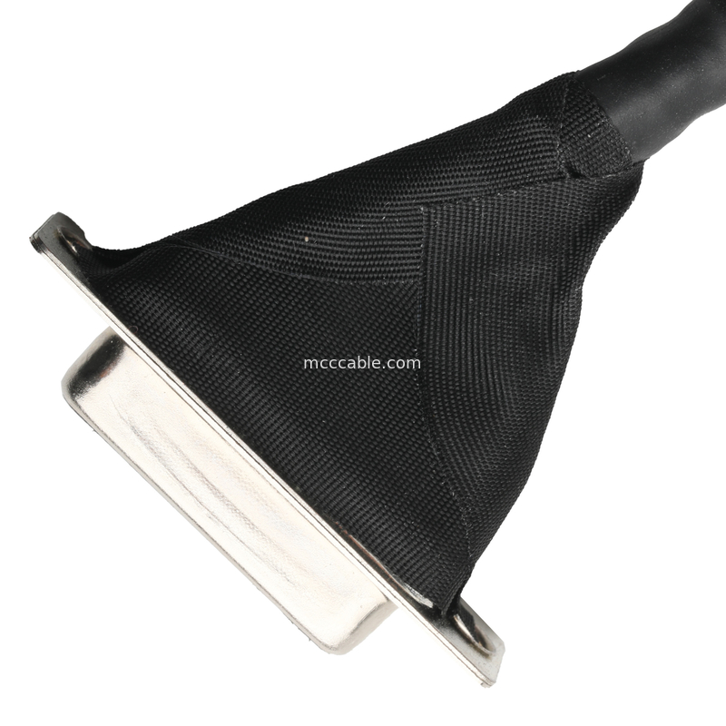 การประกอบเคเบิล Lvds  DF13-40Pin Pitch 1.25mm ถึง HD-SUB 26P FEMALE SLODER UL 1007 20AWG CABLE OEM / ODM