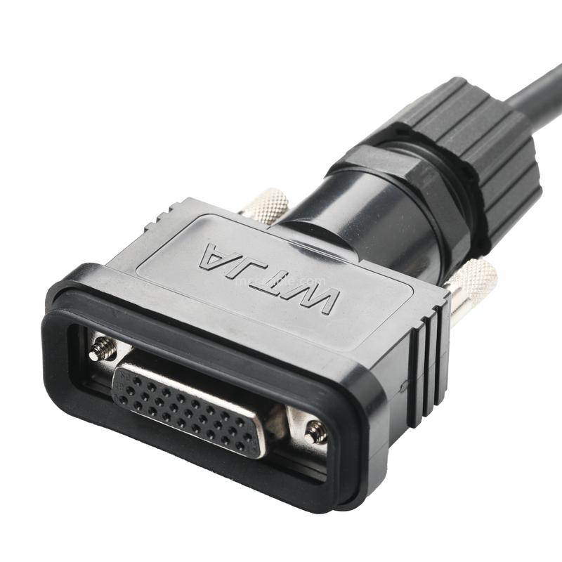 ROHS LVDS Cable Assembly HDB-26BMMA-SL7001 เพศชาย ถึง HDB-26BFFA-SL7001 เพศหญิง ความยาว ปรับแต่ง OEM / ODM