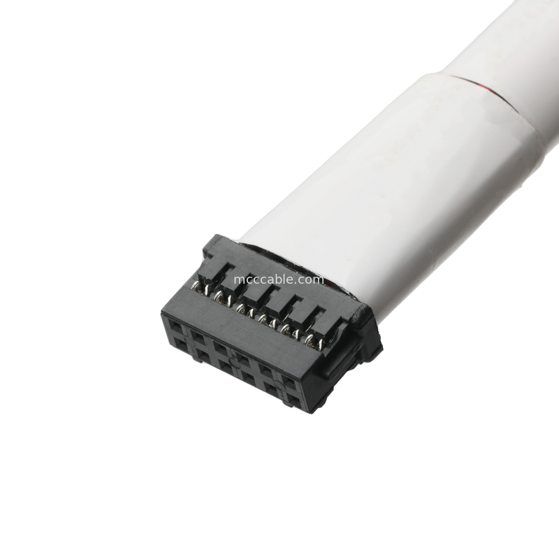 12Pin PA66 P/N DF11-12DS-2C UL 1007 24AWG คาเบลเชื่อมตั้ง OEM/ODM