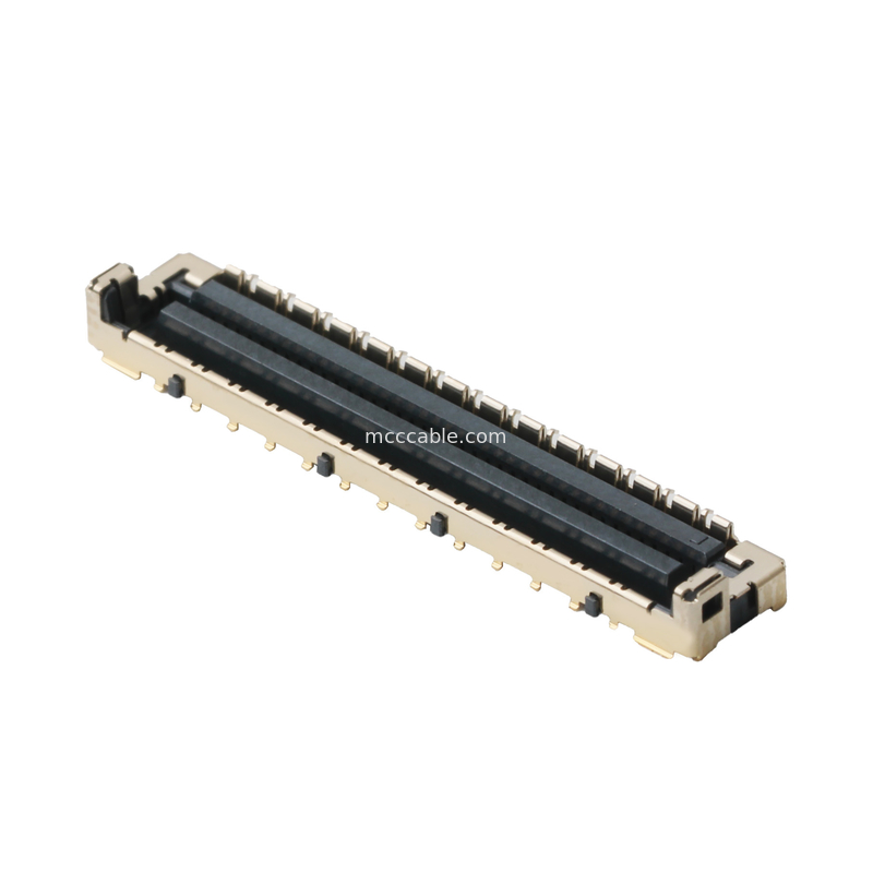 UM 20879-040E-01 การเชื่อมต่อบล็อคปลายทางสําหรับการประกอบสายเคเบิล Pin-Out Cutsomized