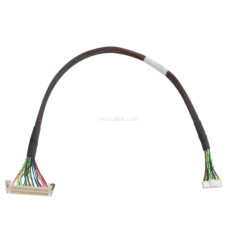 HSG MX1.0-30P 5011893010 ไปยัง JAE FIX30HL สายเชื่อมสาย UL1571 28AWG CABLE