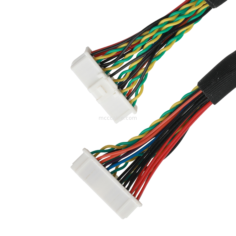 HSG MX1.0-30P 5011893010 ไปยัง JAE FIX30HL สายเชื่อมสาย UL1571 28AWG CABLE