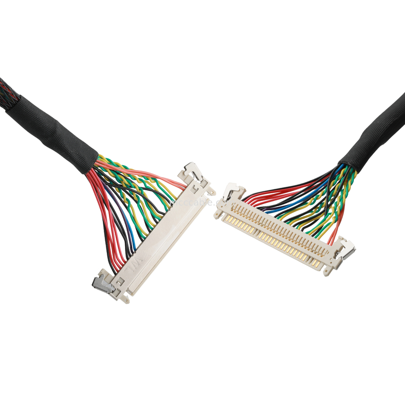 HSG MX1.0-30P 5011893010 ไปยัง JAE FIX30HL สายเชื่อมสาย UL1571 28AWG CABLE