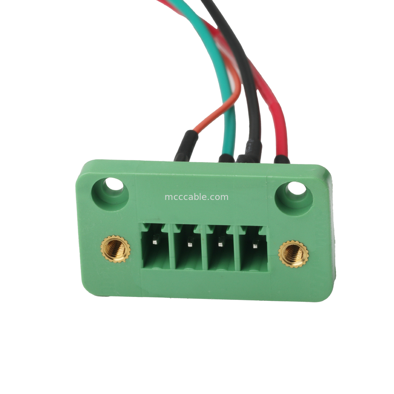 DFK-MC JL15CDGV-3.81 4Pin ถึง MX1.25-12Pin และ UL Lobel ผ่านผนัง