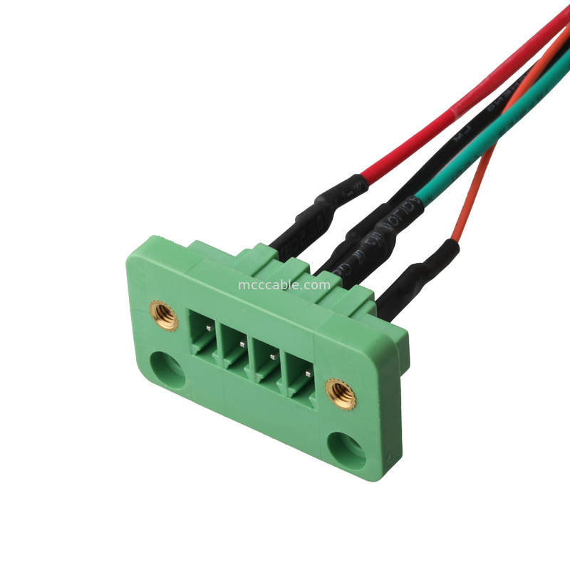 DFK-MC JL15CDGV-3.81 4Pin ถึง MX1.25-12Pin และ UL Lobel ผ่านผนัง
