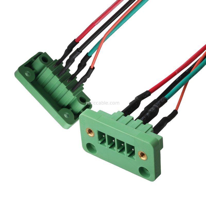 DFK-MC JL15CDGV-3.81 4Pin ถึง MX1.25-12Pin และ UL Lobel ผ่านผนัง