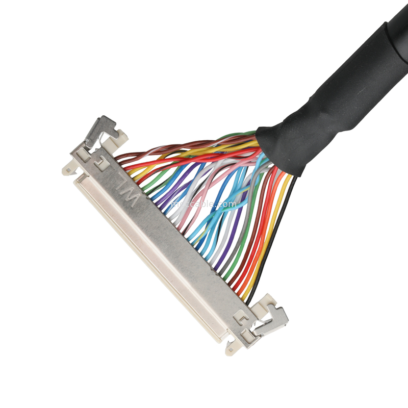 LCD CABLE JAE FI-X30HL Display Screen Motherboard Cable Connector UL20276 AWG30 พร้อมเส้นผ่าและสัญลักษณ์ UL