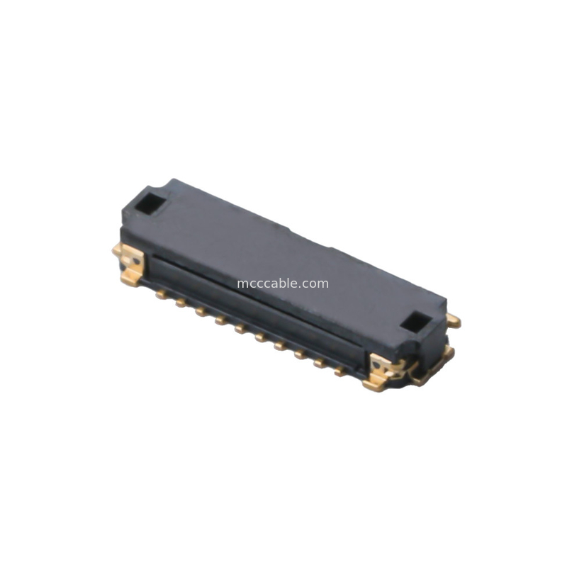 20854-010E-02 เครื่องเชื่อมตู้ LVDS Cable 0.35mm Pitch Pin-out ปรับแต่ง RoHS