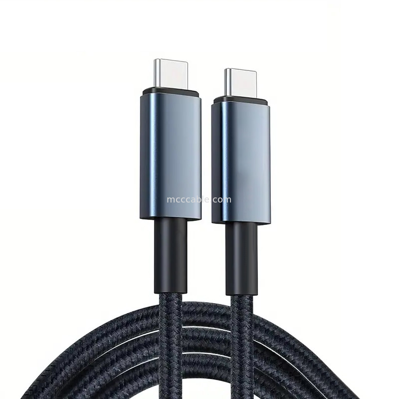 usb c thunderbolt usb 4 ถึง usb c USB4 การส่งความเร็วสูง Thunderbolt 4 ช่องทางโปรโตคอลเคเบิล OEM / ODM