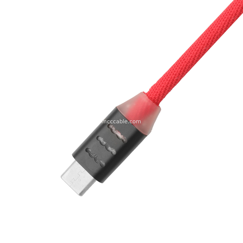 สาย USB C ถึงสายฟ้าสําหรับการชาร์จเร็ว โทรศัพท์ Samsung และ Apple OEM / ODM
