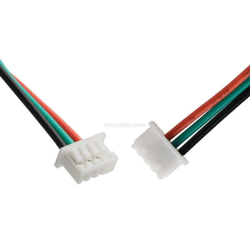 DB 9P LVDS Cable Assembly D-SUB-9P ชาย Solder ไปยัง MX1.25mm 4Pin Wire Connector OEM / ODM