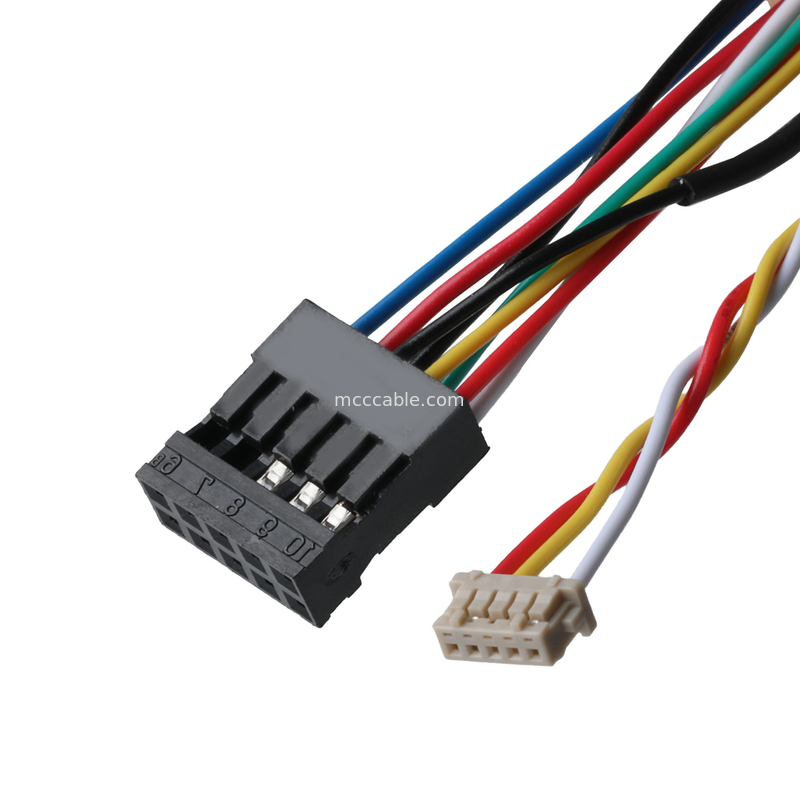 การประกอบเคเบิลที่กําหนดเอง JST RF-10 ถึง DF13-14S-1.25C DF13-5S-1.25C และ SEN-13314