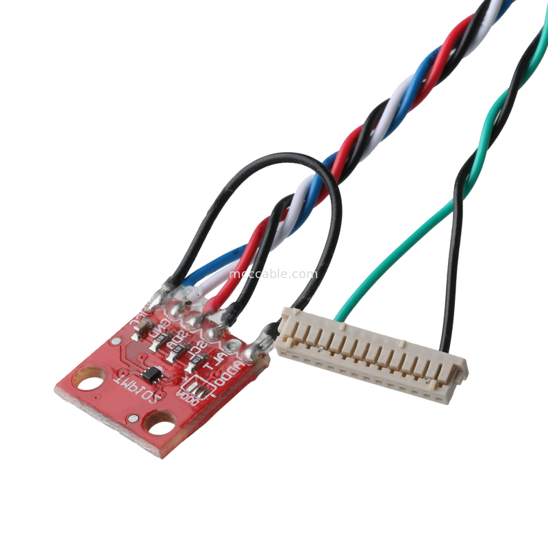 การประกอบเคเบิลที่กําหนดเอง JST RF-10 ถึง DF13-14S-1.25C DF13-5S-1.25C และ SEN-13314