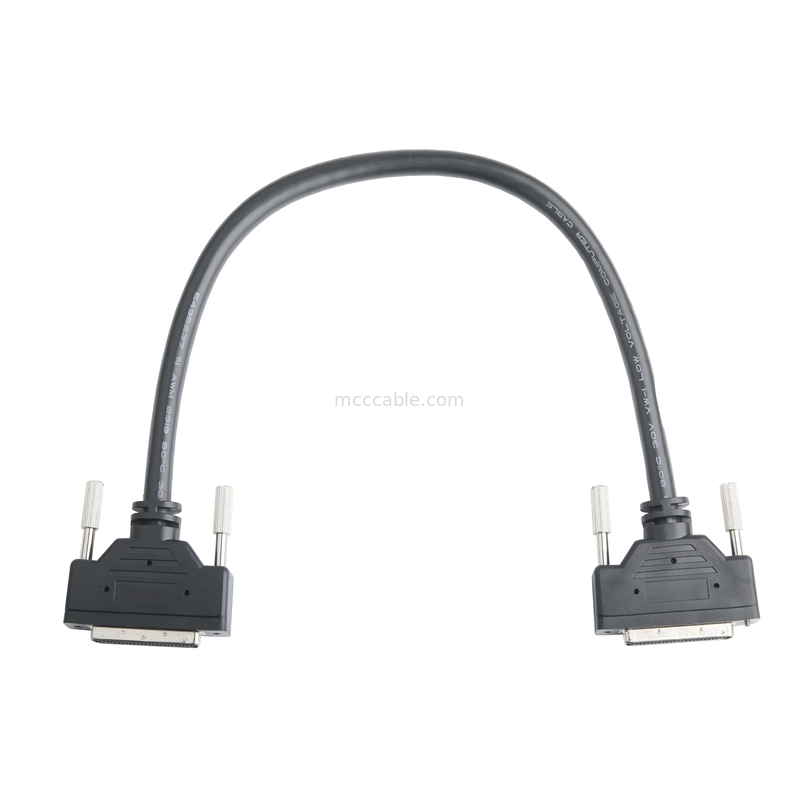 MDR 3M 50P เครื่องควบคุม CNC สายสัญญาณ 50 ปิน 2.5M 4M 5M สายสัญญาณส่งสัญญาณ OEM / ODM