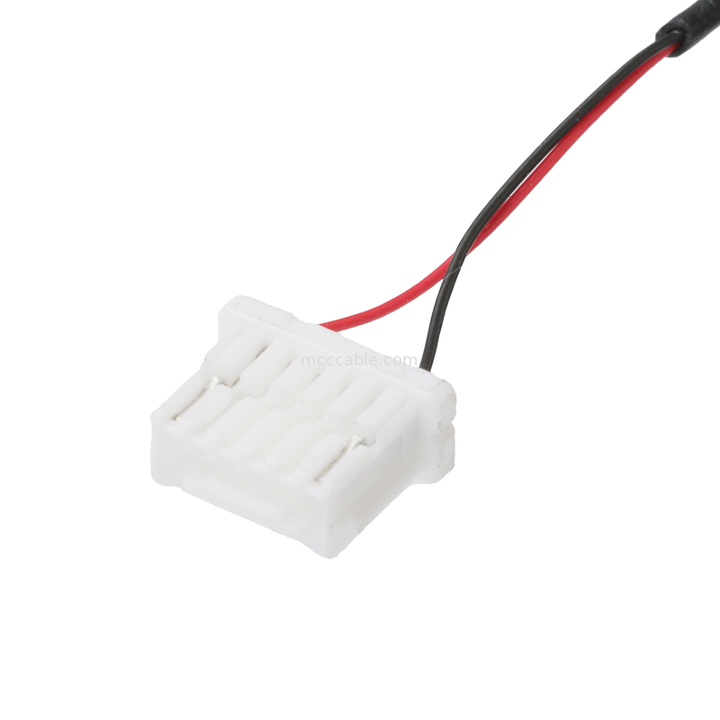 JST Wire Harness 0.8mm pitch 2P ติดต่อหน้าขึ้นไปยัง NSHR-6P 1.0mm buckle Receptacle Disconnectable Crimp