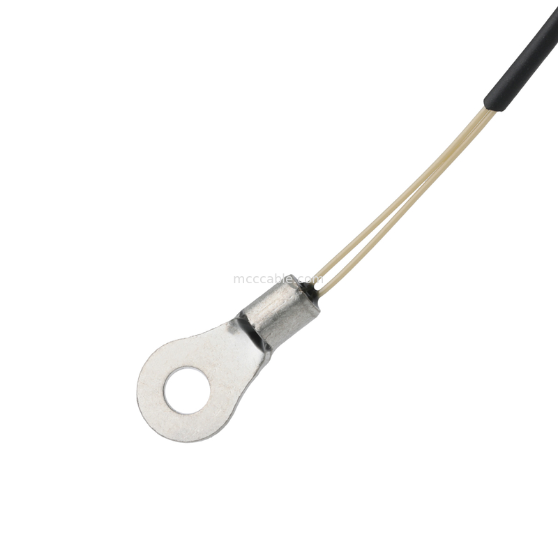 M8 Thermistors NTC 10K ohm 1% SENSOR to 2P ติดต่อ Face UP UL10064 32#AWG สายเคเบิล OEM/ODM