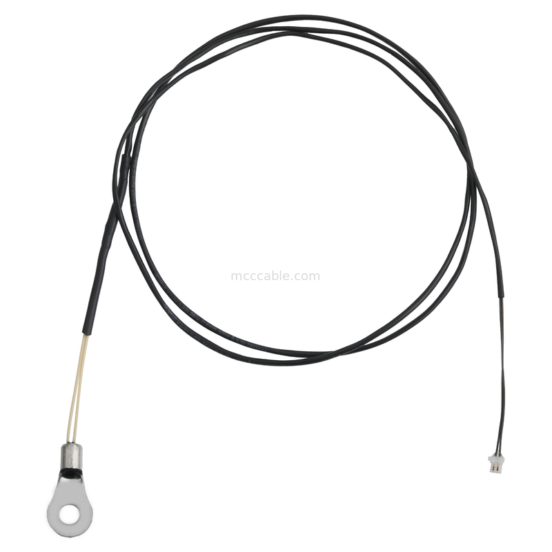 M8 Thermistors NTC 10K ohm 1% SENSOR to 2P ติดต่อ Face UP UL10064 32#AWG สายเคเบิล OEM/ODM