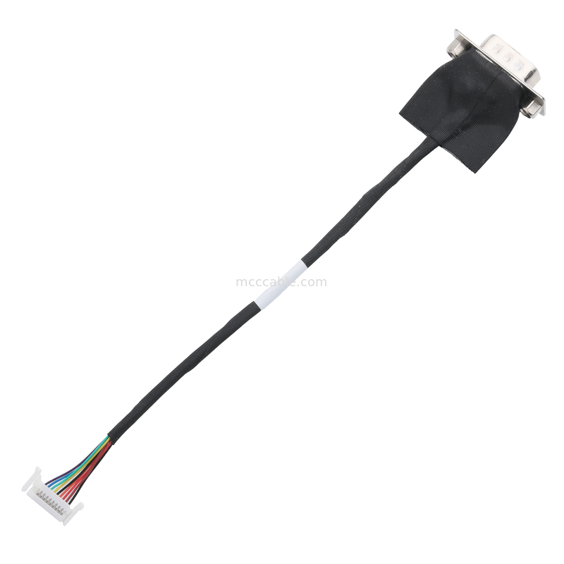 DB-9Pin LVDS Cable Assembly D-SUB-9P ชาย Solder ถึง TU1.0 20Pin TU1002HN0-20 เครื่องเชื่อมสาย