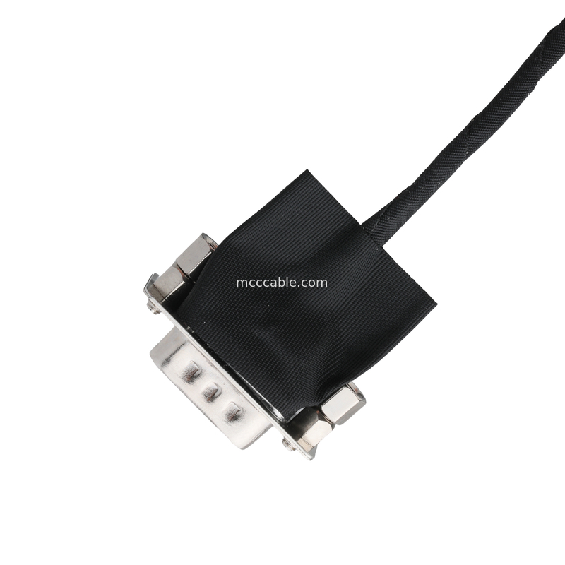 DB-9Pin LVDS Cable Assembly D-SUB-9P ชาย Solder ถึง TU1.0 20Pin TU1002HN0-20 เครื่องเชื่อมสาย