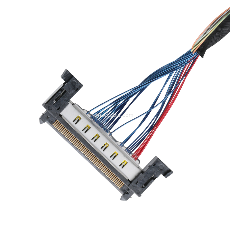JAE FI-RE51-HL และ JST EHR-7 ถึง 20679-040T-01 สาย LVDS EDP สาย Micro Coaxial