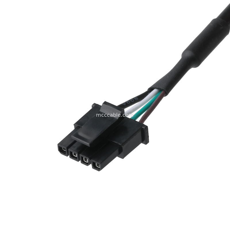 HSG 43645-0400 MX3.0-4P To สายลดลมและแหวนการก่อดินคอ LVDS ชุดสายไฟฟ้า OEM/ODM