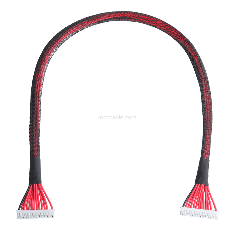 เครื่องเชื่อมจอจอ LCD เครื่องเชื่อม JST PH-14P เครื่องเชื่อม Cable Custom Assembly OEM / ODM ROHS