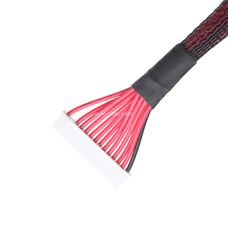 เครื่องเชื่อมจอจอ LCD เครื่องเชื่อม JST PH-14P เครื่องเชื่อม Cable Custom Assembly OEM / ODM ROHS