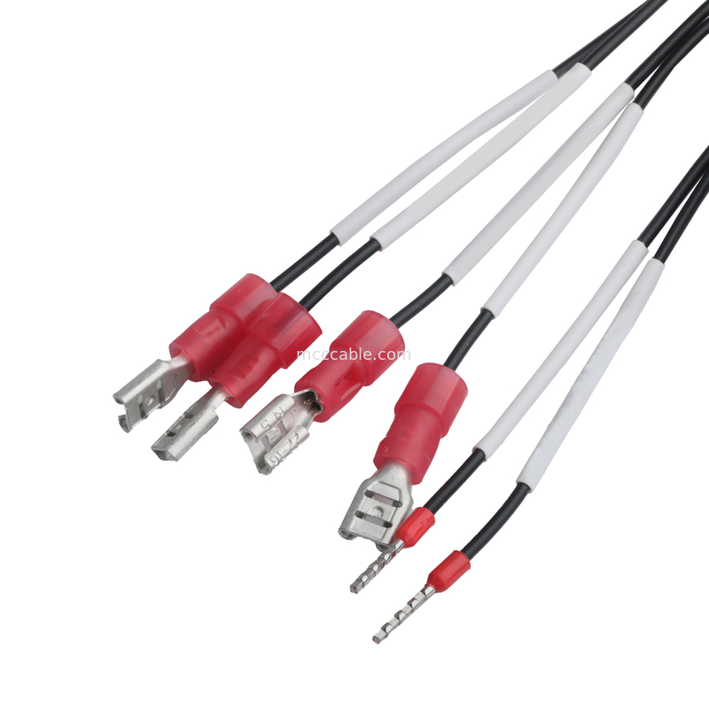 การขยายเคเบิลที่กําหนดเอง ID2.5 ~ 3.5 * 30m RRINK RATI0> 50% สีขาว 300 ~ 600V 125C Mark:BACK TAMPER-OPEN