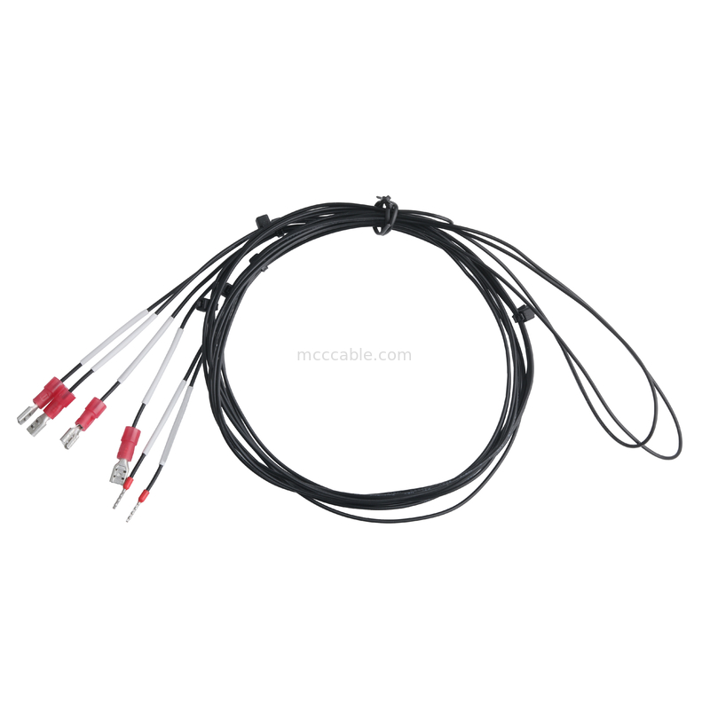 การขยายเคเบิลที่กําหนดเอง ID2.5 ~ 3.5 * 30m RRINK RATI0> 50% สีขาว 300 ~ 600V 125C Mark:BACK TAMPER-OPEN