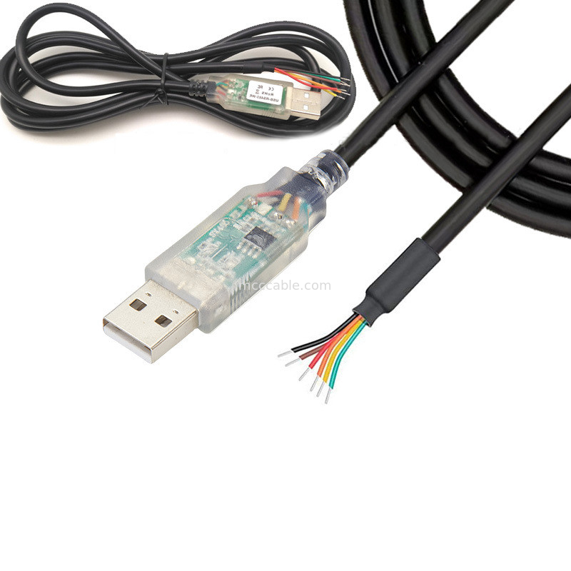 ชิปเดิม USB ไปยัง RS485 Serial Port คาเบลข้อมูล USB-RS485-WE-5000-BT รองรับการปรับแต่งอินเตอร์เฟซต่าง ๆ