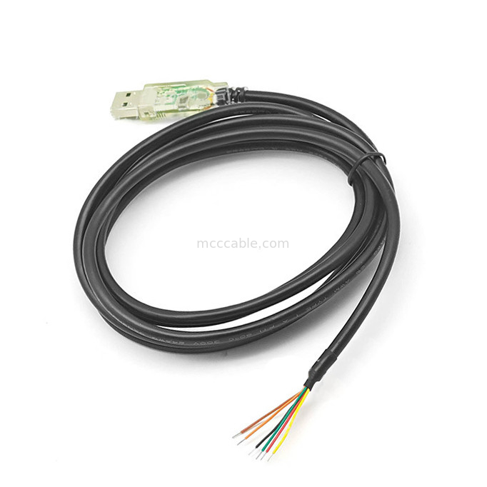 ชิปเดิม USB ไปยัง RS485 Serial Port คาเบลข้อมูล USB-RS485-WE-5000-BT รองรับการปรับแต่งอินเตอร์เฟซต่าง ๆ
