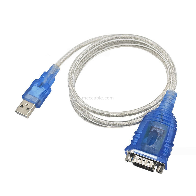 PL2303GT USB To Serial Cable USB-A To DB-9P Connector Interface, RS232-340 Serial Protocol, รองรับความยาวของเคเบิลที่กําหนดเอง